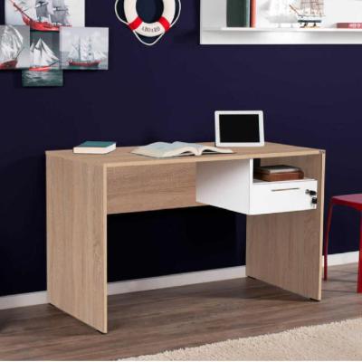 The Range Lockable Desk Sonoma Oak Finish - Brown