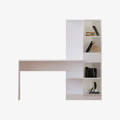 The Range GISELLE White Storage Desk - White