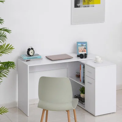 The Range Workstation Desk Table  - White