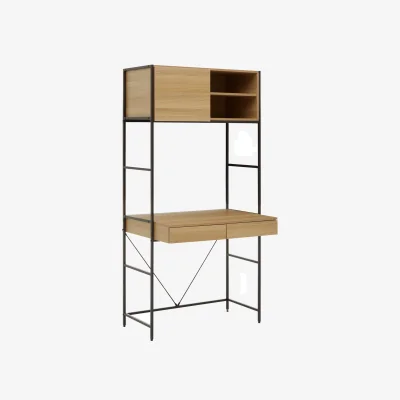 The Range Bradbury Natural Oak Effect Desk - Natural