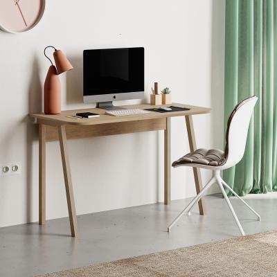 The Range Luton Modern Desk Minimal And Contemporary - Oak - Oak