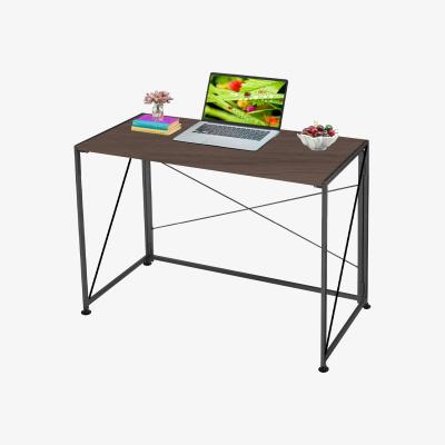 The Range Abaseen Brown Folding Desk for Home Working - Brown
