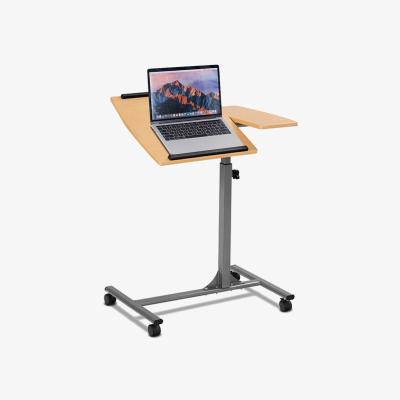 The Range Mobile Laptop Table Standing Desk - Brown