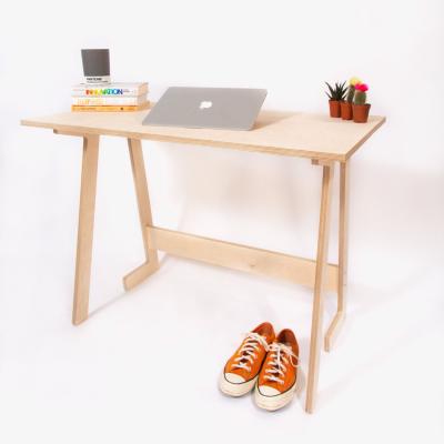 The Range The WFH Folding Desk - natural plywood