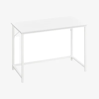 The Range White Computer Desk - White