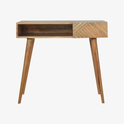 The Range Lille Mango Wood Writing Desk - Brown