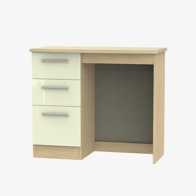 The Range Kensington Vanity - Cream and Oak