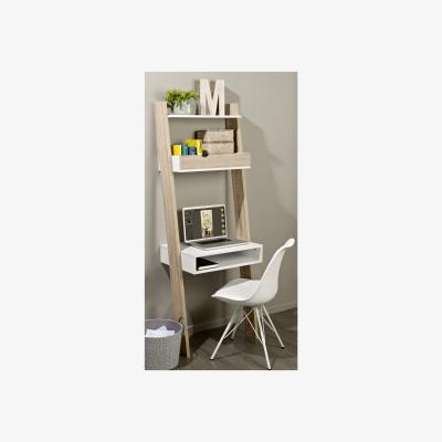 The Range Ladder Desk - Oak & White