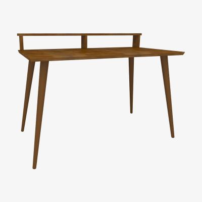 The Range Zephyr Solid Wood Computer Desk - Oak