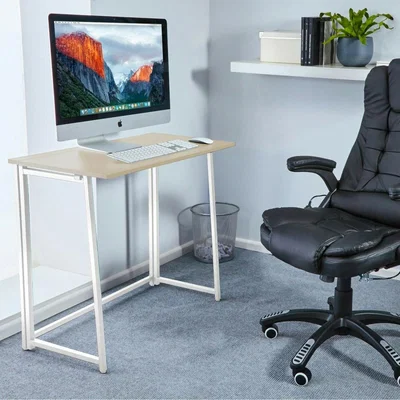 The Range Neo Foldable Compact Computer Wooden Desk - Natural