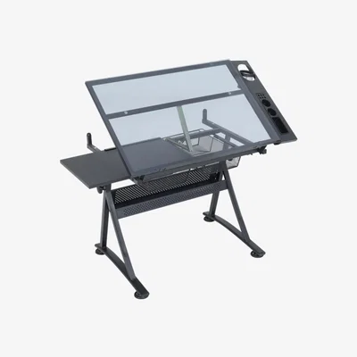 The Range Drawing Board Top Table - Black