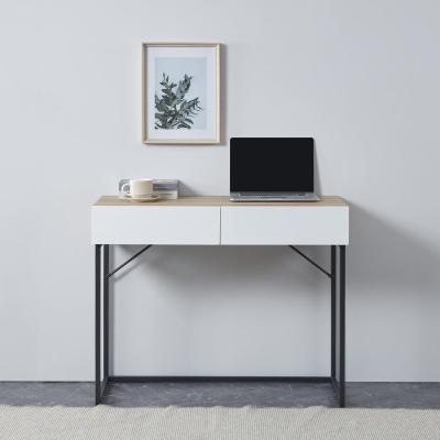 The Range Gosforth 2 Drawer Computer Writing Desk - White