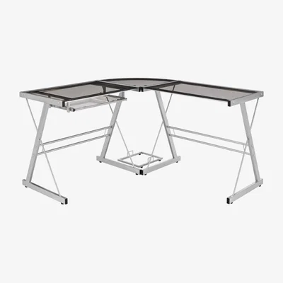 The Range Lexon Corner Desk - Smoke