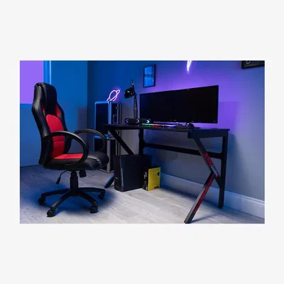 The Range Power C Gaming Desk - Black