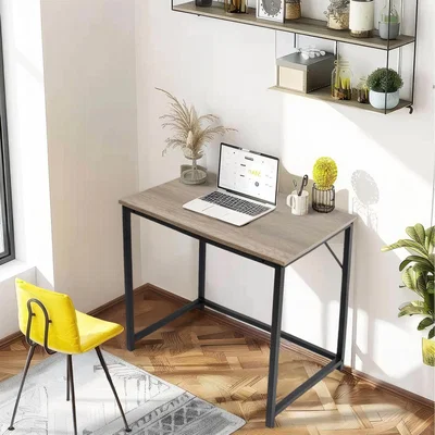 The Range Small Rustic Computer Desk - Light Brown