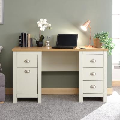 The Range Lancaster Study Desk - Cream