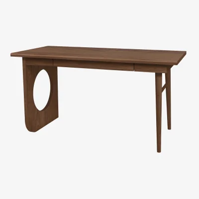 Westwing Wooden Desk Bau with Drawer