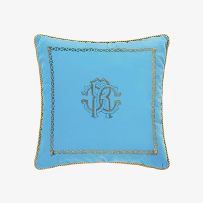 Amara Roberto Cavalli - Venezia Reversible Cushion - 40x40cm - Turquoise