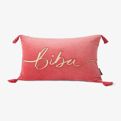 Amara Biba Embellished Script Cushion