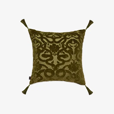 Amara Anaconda Tassel Cushion - 45x45cm