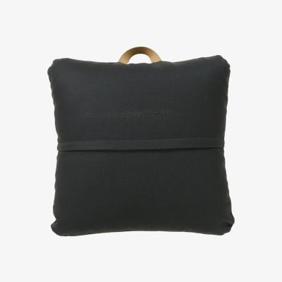 Amara Gathre - Square Floor Cushion - Raven - Small