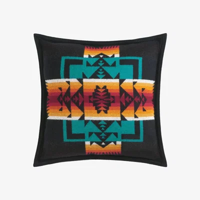Amara Pendleton - Chief Joseph Pillow - 41x41cm - Black