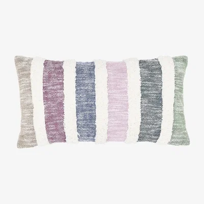 Amara Joules Beekeepers Stripe Cotton Cushion