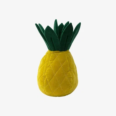 Amara Meri Meri - Children's Velvet Cushion - Pineapple