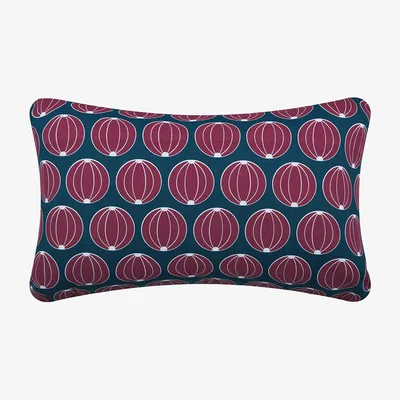 Amara Fermob - Melons Outdoor Cushion - 68x45cm - Petrol Blue