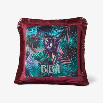 Amara Biba Jungle Print Cushion