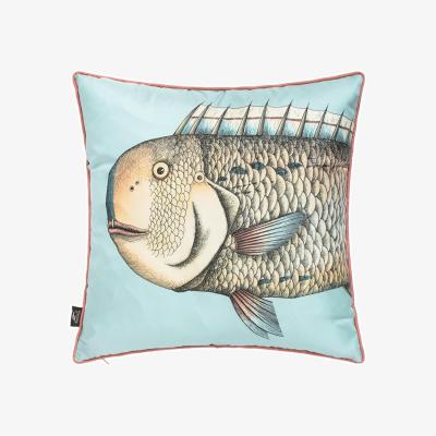 Amara Grande Pesce Silk Reversible Cushion - Set of Two
