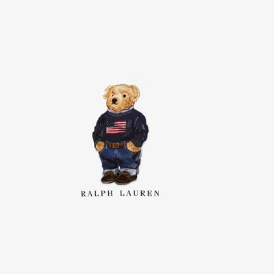 Amara Lauren Home Flag Sweater Bear Cushion - 50x50cm