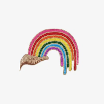 Amara Rainbow Hand Beaded Cushion