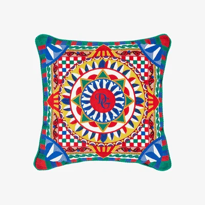 Amara Caretto Embroidered Cushion - 50x50cm