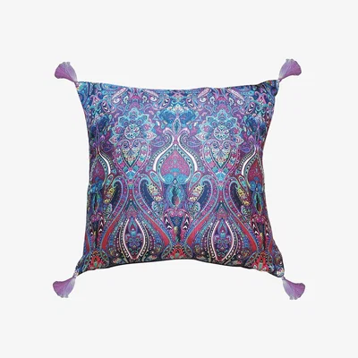 Amara Les Ottomans - Matthew Williamson Silk Cushion - Purple