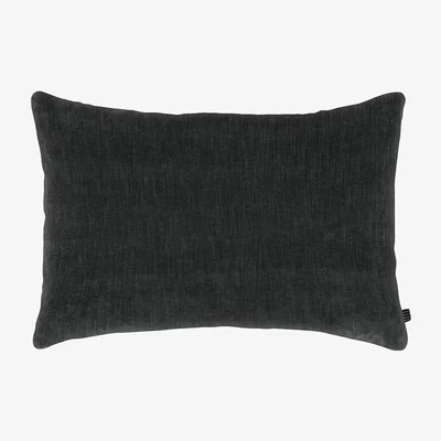Amara Mette Ditmer Denmark - Chenille Cushion - Anthracite - 50x70cm