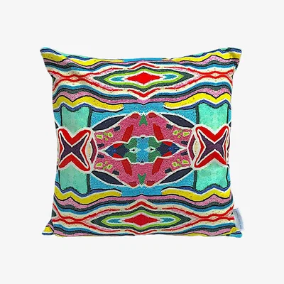 Amara Lisa Todd Designs - Grace Printed Cushion - 45x45cm - Multi
