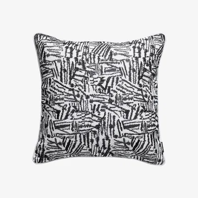 Amara Greg Natale - Pollock Cushion - Black/White