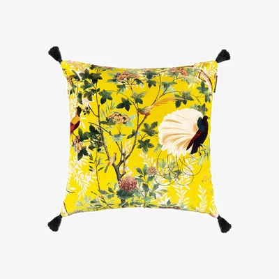 Amara Royal Garden Velvet Cushion