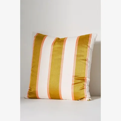 Anthropologie Sutton Cotton Printed Cushion