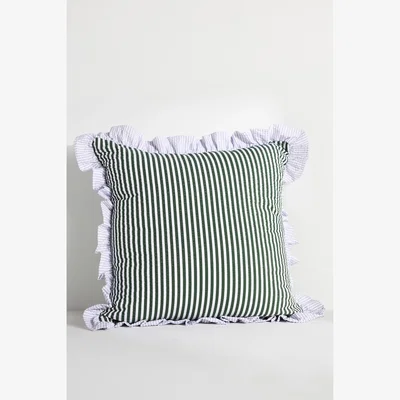 Anthropologie Beatriz Striped Square Cushion