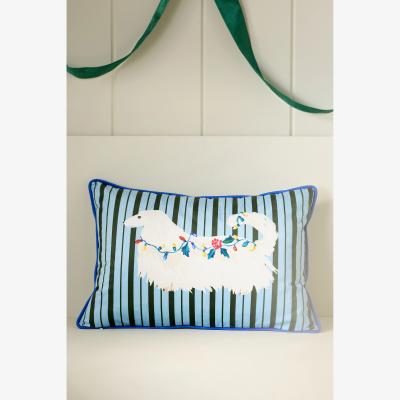 Anthropologie Kitschy Animal Velvet Printed Cushion