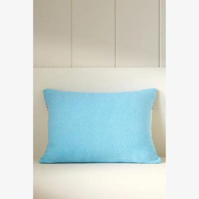 Anthropologie Alden Embroidered Cotton Cushion
