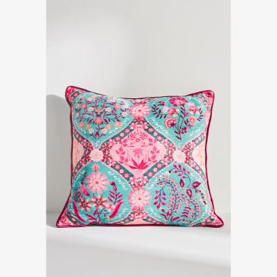 Anthropologie Rayna Printed Square Cushion