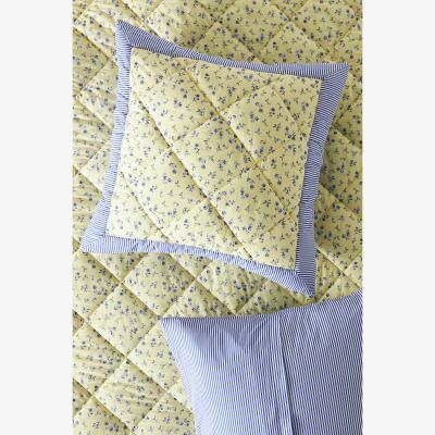Anthropologie Hannah Cotton Percale Square Cushion