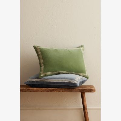 Anthropologie Birdie Fortescue Shisho Velvet Cushion