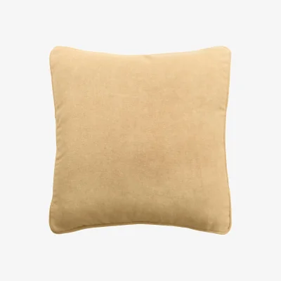 Andrew Martin Cinema Wafer, Sustainable Feather, Cushion, 55cm x 55cm - Andrew Martin Velvet Plain