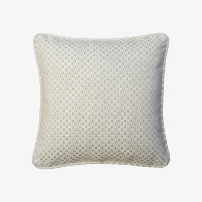 Andrew Martin Captain Rope, Wool, Cushion, 55cm x 55cm - Andrew Martin Woolkeepers Eco-conscious & Wool & Feather Filling & Cotton Blend Geometric & Weave