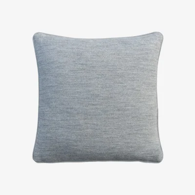 Andrew Martin Delphini Gelato, Sustainable Feather, Cushion, 55cm x 55cm - Andrew Martin Cotton Blend Herringbone & Plain & Weave