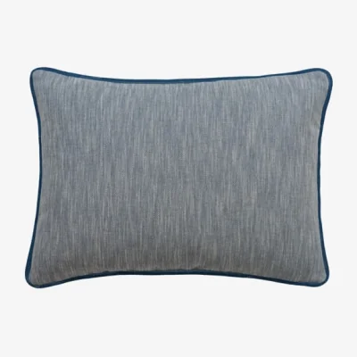 Andrew Martin Canvas Denim, Sustainable Feather, Cushion - Andrew Martin Kit Kemp Linen & Linen Blend Plain